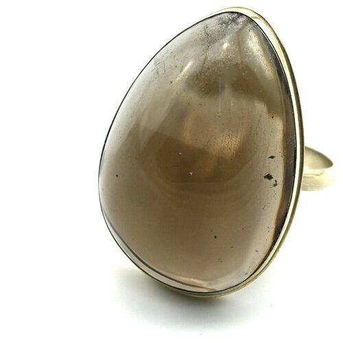 Кольцо Радуга Камня, топаз, размер 21, черный