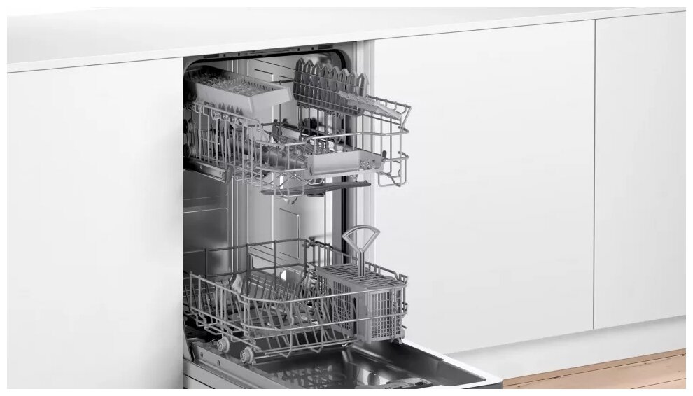 Встраиваемая посудомоечная машина Bosch SRV2IKX10E - фотография № 4
