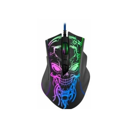 Мышь игровая DEFENDER GM-928 Bulletstorm проводная оптическая черный 135900₽