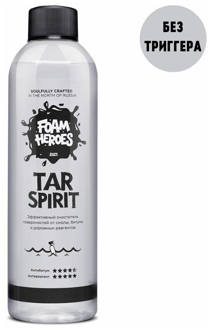 FHB046 Foam Heroes Tar Spirit очиститель битума, смолы и дорожного реагента, 500мл