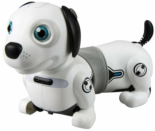 Робот YCOO nFriends Собака Дэкел Джуниор, 88578, белый/серый