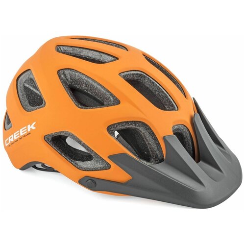 фото Шлем 8-9001490 спортитный creek hst 161 17 отверстий, abs hard shell/eps матовый-оранж.-черный 54-57см author
