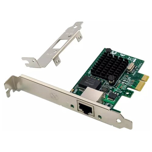 Сетевая карта PCIe x1 (BCM5721) RJ45 Gigabit Ethernet | ORIENT XWT-BM21PE pcie x1 один порт rj45 10 100 мбит с gigabit ethernet сетевая карта чипсет 8111f