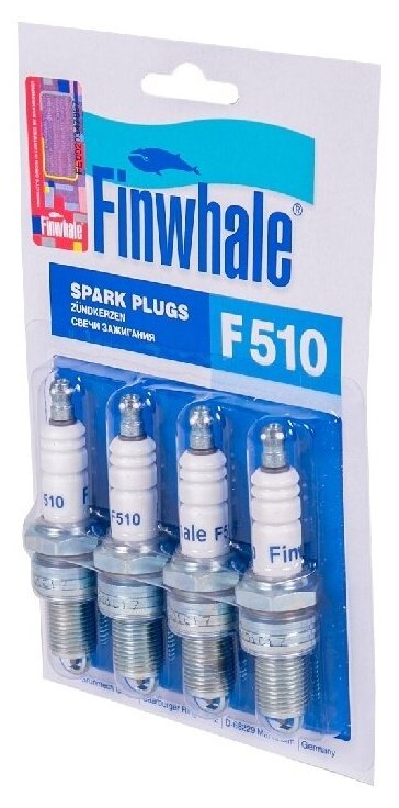 FINWHALE F510 Свечи Finwhale F510 2108-10 8 кл. инжектор