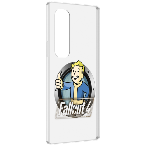 Чехол MyPads Fallout-4 для Samsung Galaxy Z Fold 4 (SM-F936) задняя-панель-накладка-бампер