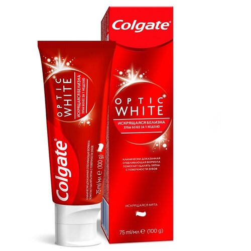 Паста зубная Colgate/Колгейт Optic White 75мл