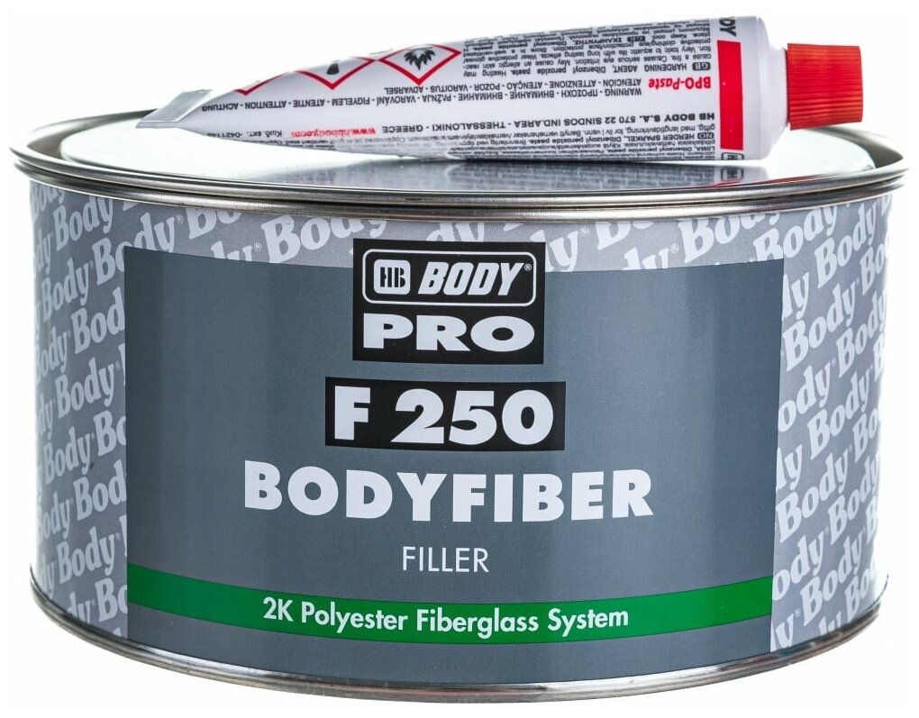 Шпатлевка Со Стекловолокном 15 Кг Hb Body Pro Fiber F250 HB BODY арт. 2500600001