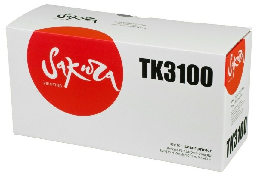 Картридж TK3100 (1T02MS0NL0) для Kyocera Mita, лазерный, черный, 12500 страниц, Sakura