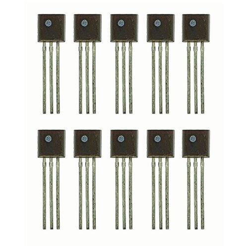 Транзистор КТ645А, 10 штук / Аналоги: 2Т645А, MPS3705, MPS6530, MPS6532, MPS6565, MPS6566, MPS706, 2N4400, 2N5845, 2SC1317, 2SC1846 / n-p-n