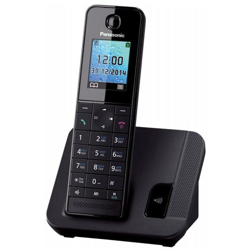 Телефон DECT PANASONIC KX-TGH210RUB black - черный