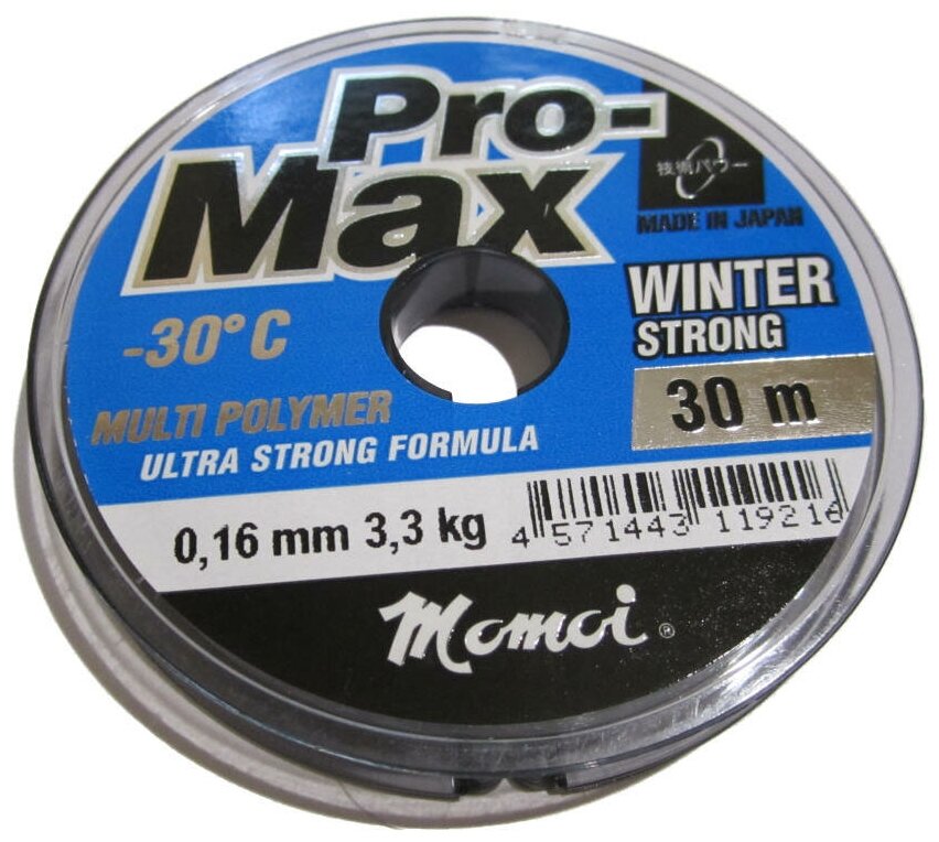 Монофильная леска Momoi Pro-Max Winter Strong