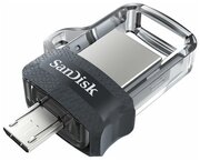 USB Flash накопитель 128GB SanDisk Ultra Dual Drive m3.0 (SDDD3-128G-G46) USB 3.0 + microUSB (OTG) Черный