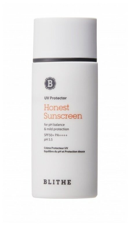 BLITHE крем Honest Sunscreen SPF 50, 50 мл