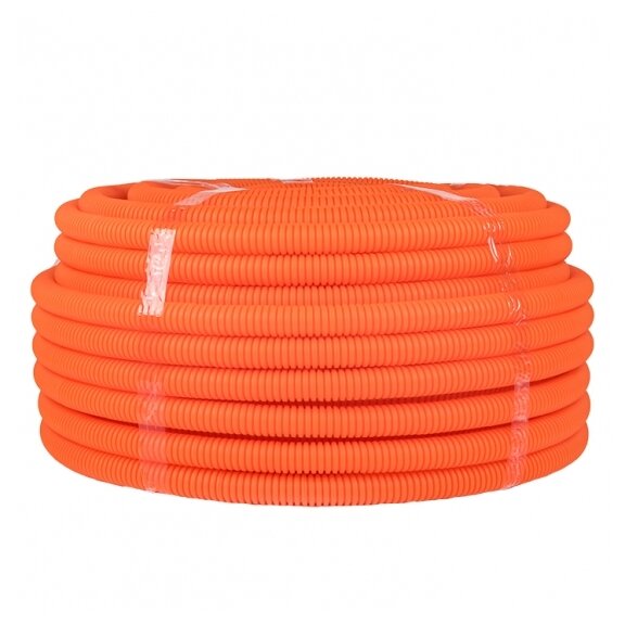 фото Труба гофрированная ПНД с зондом EKF