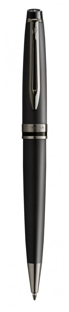 Ручка шариковаяWatermanExpert Black, цвет чернил Mblue, в подарочной упаковке
