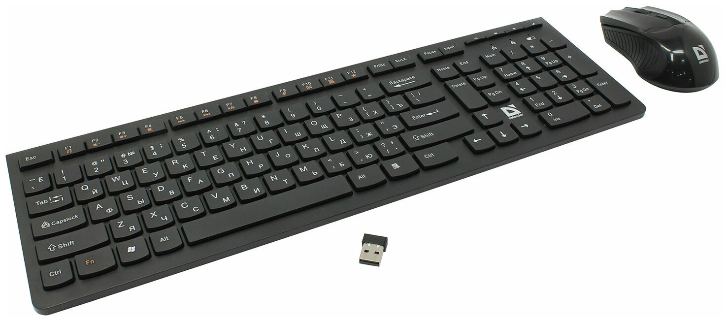 Комплект клавиатура + мышь Defender Columbia C-775 Black USB