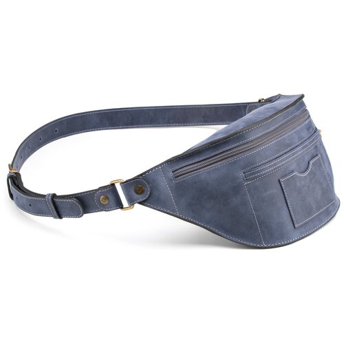 фото Кожаная сумка на пояс "клайд" . кожинка. мастерская сумок кожинка