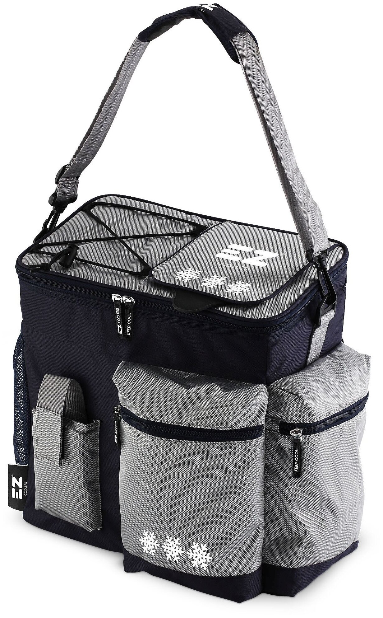 Сумка-термос EZ COOLERS Travel in style 18, 0л, синий [60554] - фото №1