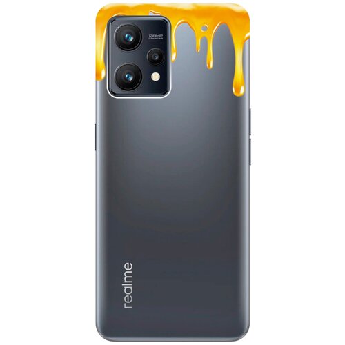 Силиконовый чехол на Realme 9 / Рилми 9 с 3D принтом Honey прозрачный силиконовый чехол на realme 9 рилми 9 с 3d принтом girl power прозрачный