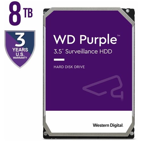Жесткий диск Western Digital WD Purple 8TB 2460000₽