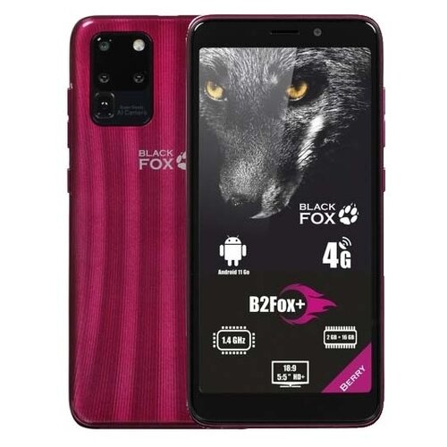 Смартфон BLACK FOX B2 Fox+ 5,5 дюймов, 4G, 2+16 Гб, цвет графит