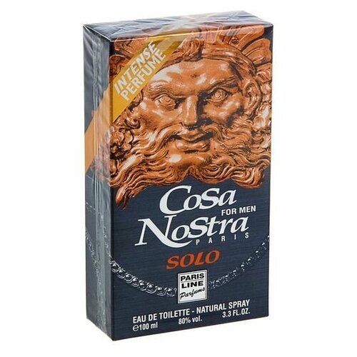 Туалетная вода Cosa Nostra Solo Intense Perfume, мужская, 100 мл Cosa Nostra 1272204 . туалетная вода cosa nostra solo intense perfume мужская 100 мл