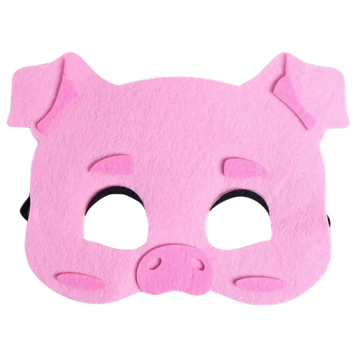 фото Страна карнавалия маска карнавальная «хрюшка», фетр