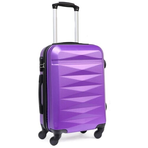 Чемодан BLEZERBLIK, 100 л, размер L, фиолетовый чемодан blezerblik 70 л размер m фиолетовый