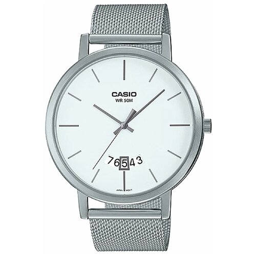Наручные часы CASIO Collection MTP-B100M-7E, серебряный наручные часы casio collection casio mtp b200d 7e серебряный черный