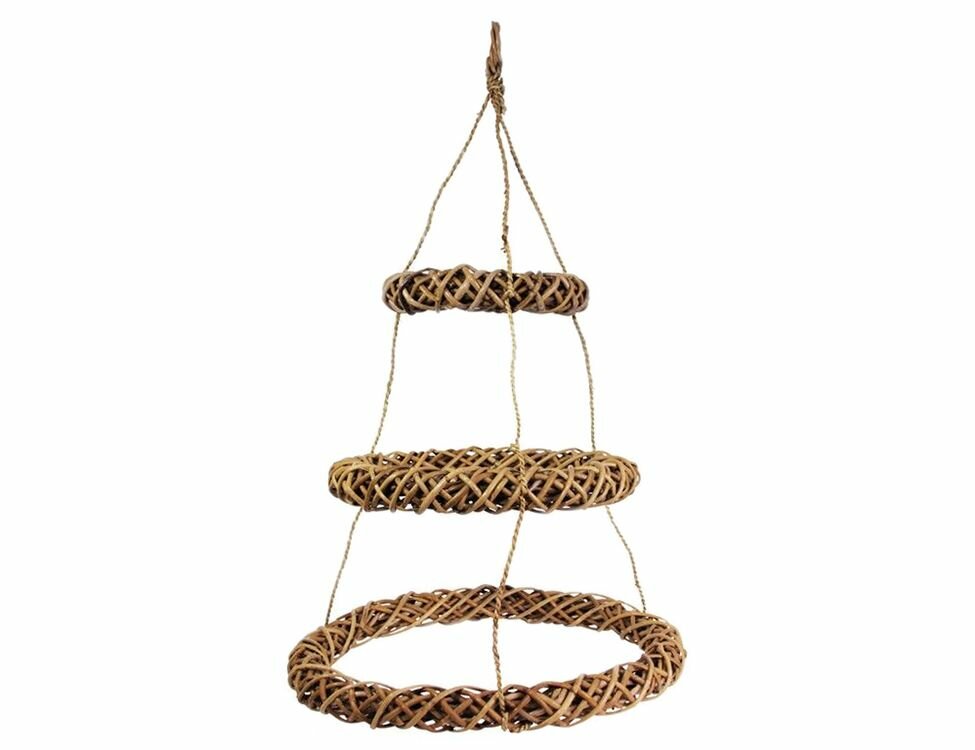 фото Подвеска ивовые венки (3 венка) с крючками, 60х115 см, Koopman International J09150770