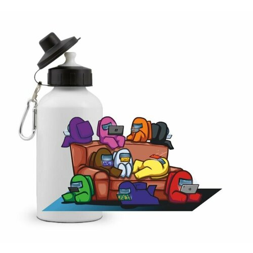 фото Спортивная бутылка among us, амонг ас №27 goodbrelok