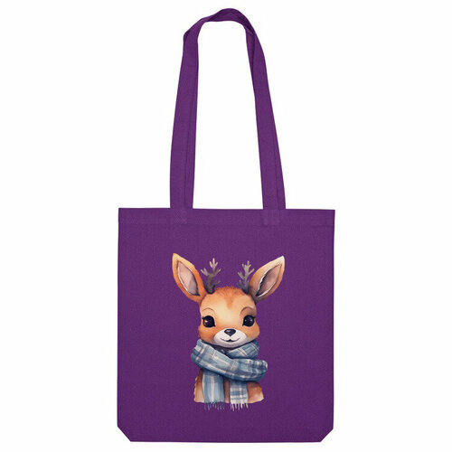 фото Сумка шоппер us basic, фиолетовый