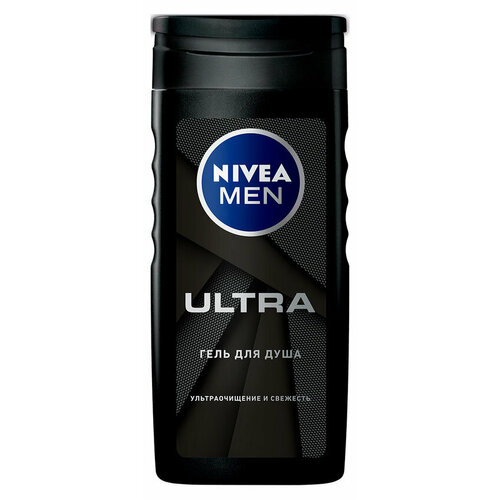 Гель для душа мужской NIVEA MEN Ultra с натуральной глиной, 250 мл nivea гель для душа nivea men nivea заряд чистоты 250 мл