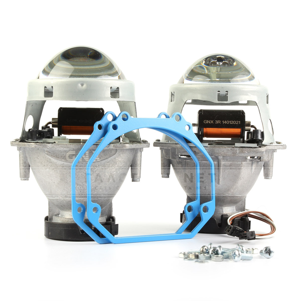 Би-линзы Hella 3R Clear для фар Mazda CX-5 2011-2015 комплект биксеноновых линз 2 шт для автомобилей Мазда СХ 5