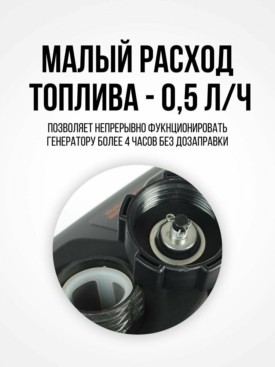 Генераторы Электрогенератор инверторный бензиновый PATRIOT GP 1000 i (0.9 кВт, 220В, 12В, бак 2.1 л, 8,5 кг)