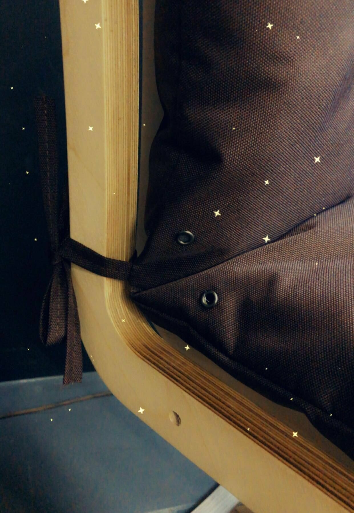 Подушка для садового кресла 95х46 , MotPro.brothers , коричневый - фотография № 4
