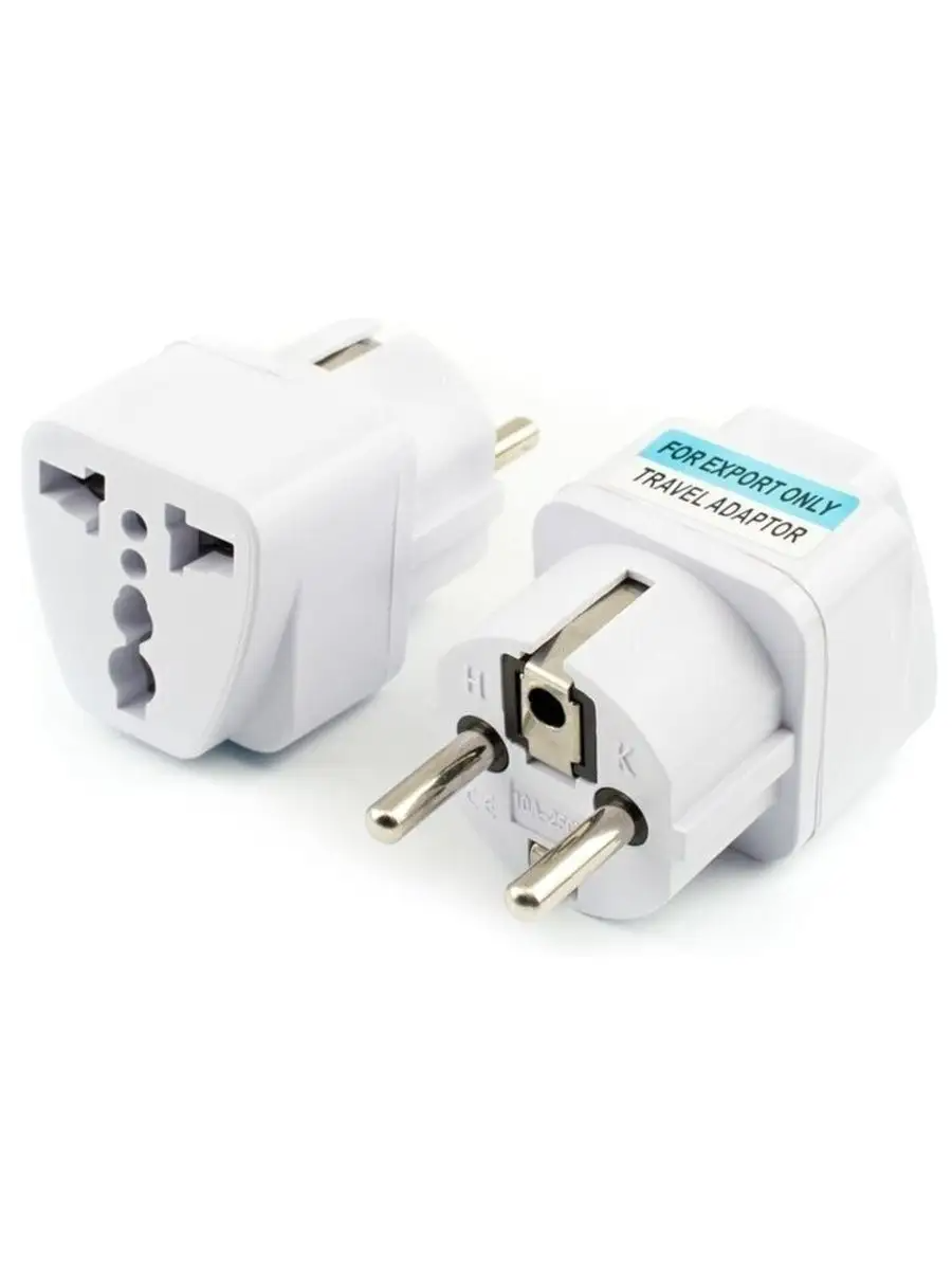 Переходник AMFOX Travel Adaptor 7-AD-UNI 10 А белый 1 шт. 1 шт. 35 г