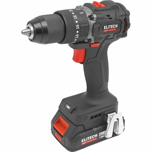 Дрель Elitech аккумуляторная CD 20ISL2 E220104101 17306₽