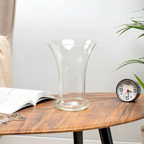 Ваза для цветов стеклянная Соня 22,5х18 см