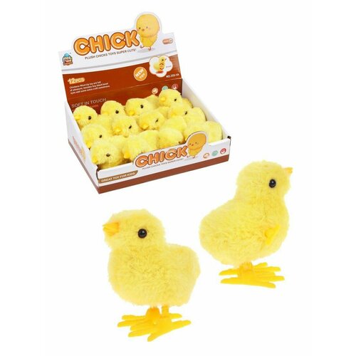 Игрушка заводная Цыпленок в ассорт дисплей 95₽