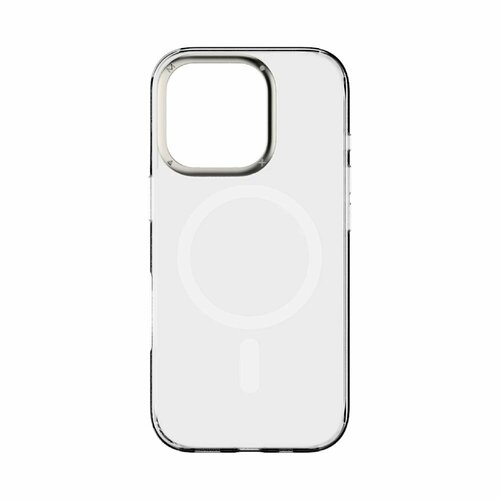 Чехол для iPhone 16 Pro Max Mag Safe Momax противоударный чехол для Айфон 16 Про Макс Hybrid Magnetic Case Прозрачный бесцветный