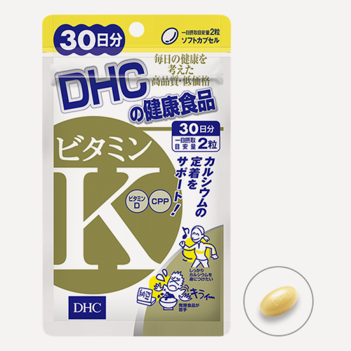 Изображение товара Биодобавка "Витамин К2 + D3" DHC, для здоровья костей и сосудов