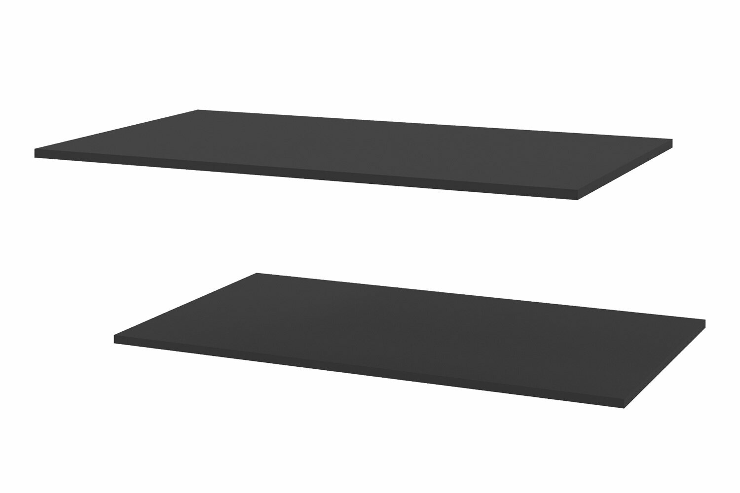 Комплект полок Hoff Оскар 968х16х576 см цвет антрацит
