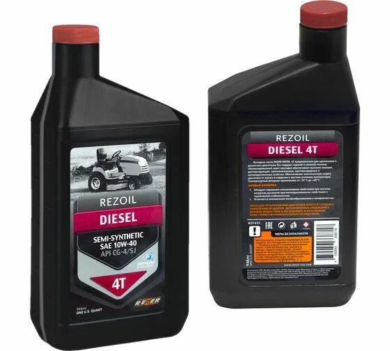 Присадка REZOIL DIESEL п/синт. (до -25 С) SAE10W-40 API CG-4/SJ 0946 л