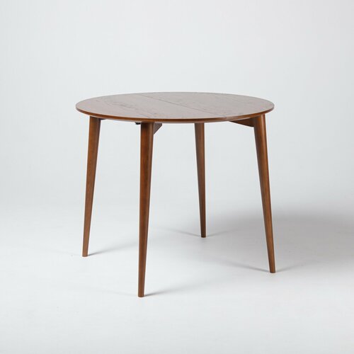 Стол кухонный РИМ лайт. Круглый 80-80 (120) см, раздвижной. Сканди