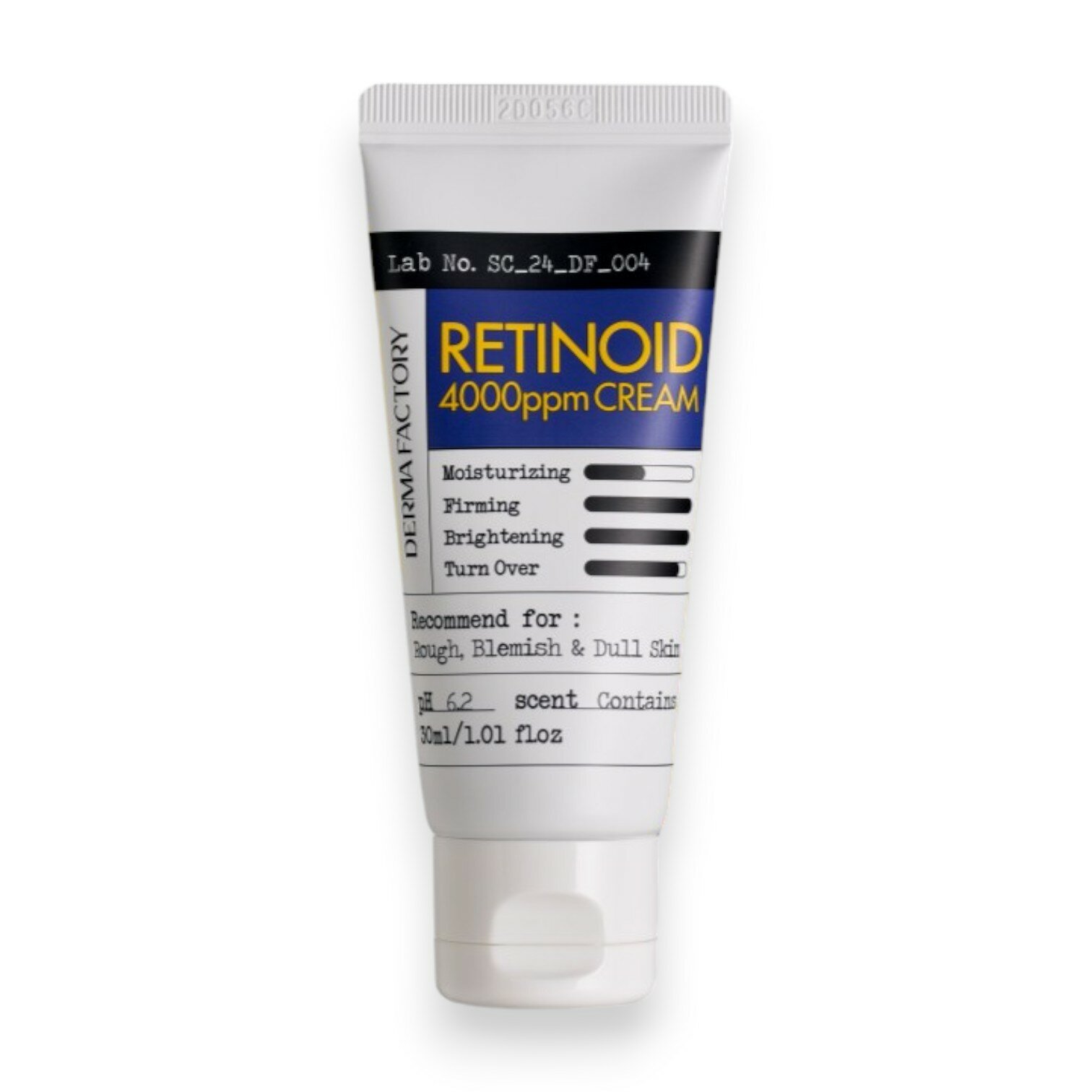 DERMA FACTORY RETINOID 4000ppm CREAM Усиленный интенсивный ночной крем для лица с ретиналем и ретинолом 30мл — фото 1