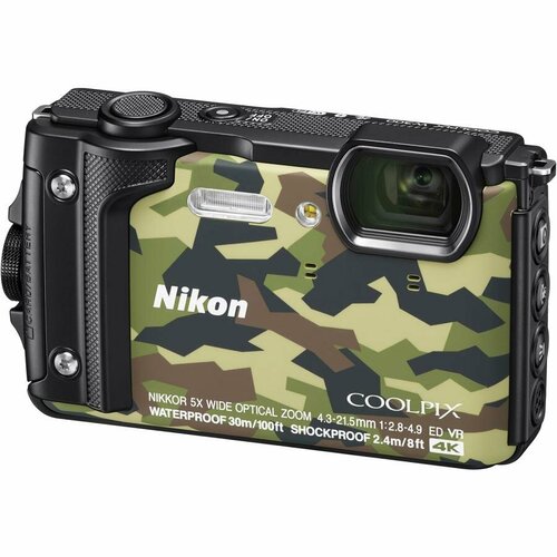 Nikon Coolpix W300 Камуфляж 16 Мп 4K GPS Wi-Fi водонепроницаемая и ударопрочная 48000₽