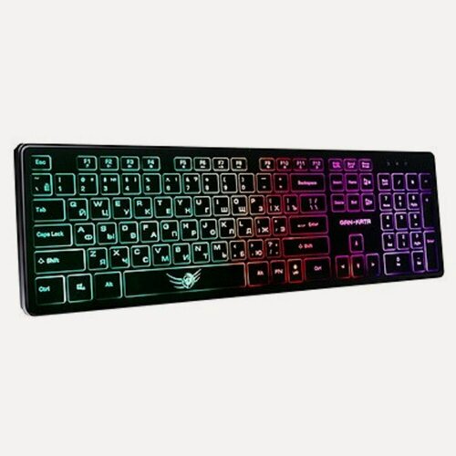 Изображение товара Dialog Клавиатура Gan - Kata Клавиатура KGK - 17U BLACK - игровая с RGB - подсветкой, USB, черная