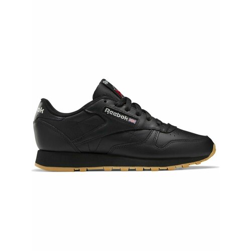 фото Кроссовки reebok classic leather, полнота f, размер 6 us, черный