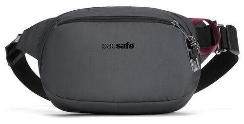 Сумка поясная PacSafe, серый